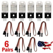 6PCS Digital Temperature Humidity Sensor Compatible with DHT22 AM2302 For Arduino Hot!!