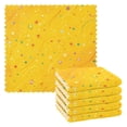 thumbnail image 1 of 6PCS Dish Towels and Dish Cloths Reuseable Dishcloths Sets for Washing Dishes, Cooking, Baking Size 11" x 11" Confetti and Stars Scattered, 1 of 9