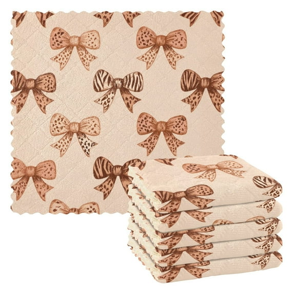 6PCS Dish Towels and Dish Cloths Reuseable Dishcloths Sets for Washing ...