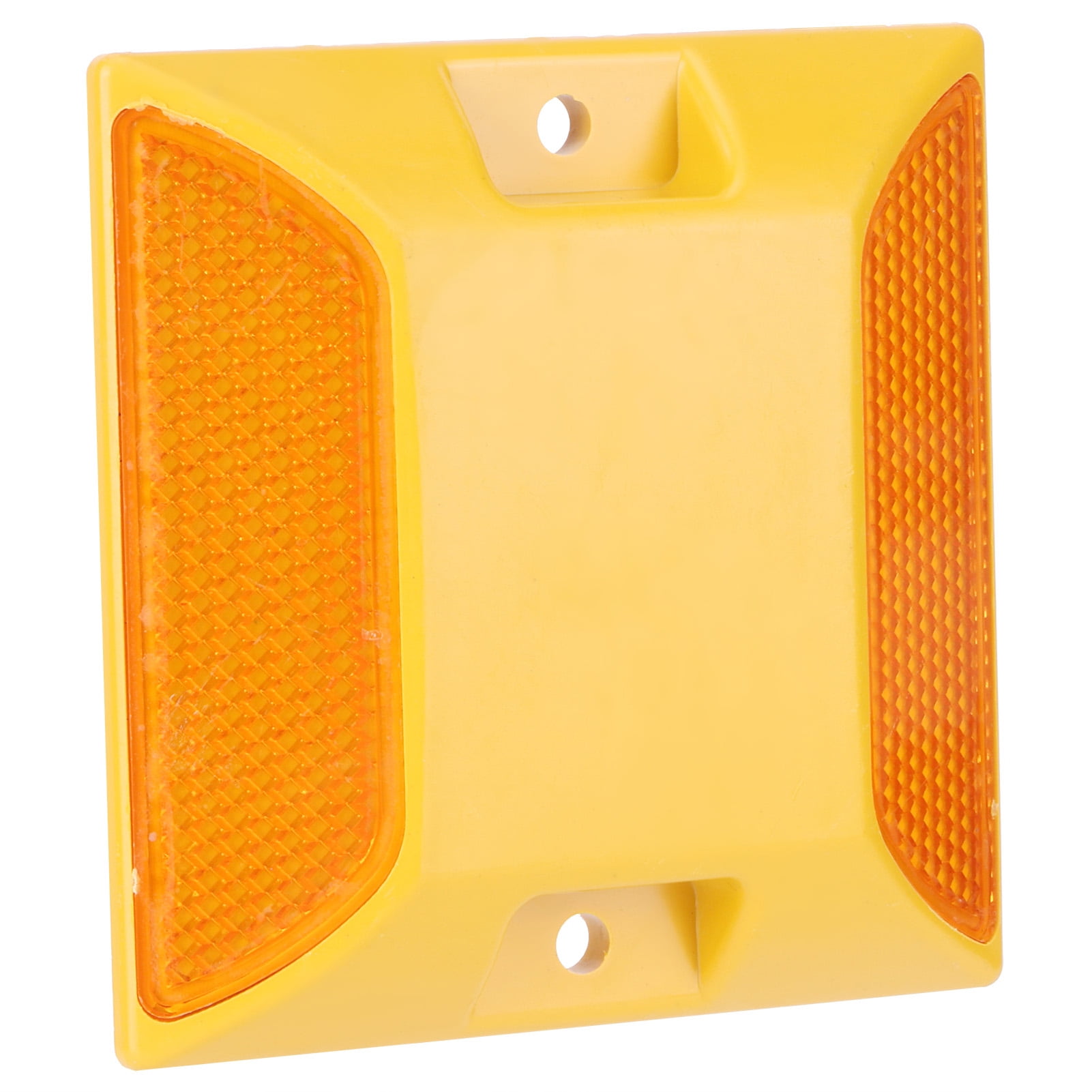 6PCS Double Yellow Plastic Road Reflectors,Street Pavement Driveway