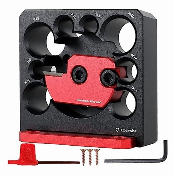 6PCS Dowel Maker Jig Kit,Metric 8mm to 20mm Adjustable Maker,with Carbide Blade,for Wooden Rods Sticks Woodworking