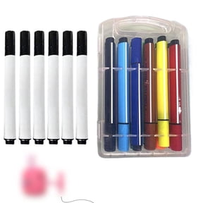 6PCS Drawing Robot Pen,Smart Drawing Robot Replacement Markers Set,12 Colors 6 Pens, Drawi Refill and Robots Refill robot pens artists markers Kindergarten Pen Drawing pens smart robot drawing
