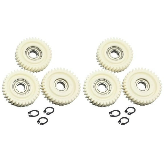6PCS E-Bike Motor Gear Clutch Kit 31T 35T 36T Nylon Helical Gear Hub Motor Planetary Gear 608 Bearing Cycling Accessory