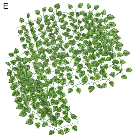 6PCS Fake Plants for Room Decor, Artificial Ivy Leaves Vines Aesthetic Home Decorations Faux Hanging Greenery Garland for Bedroom Garden Wall Indoor Outdoor