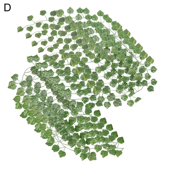 6PCS Fake Plants for Room Decor, Artificial Ivy Leaves Vines Aesthetic Home Decorations Faux Hanging Greenery Garland for Bedroom Garden Wall Indoor Outdoor