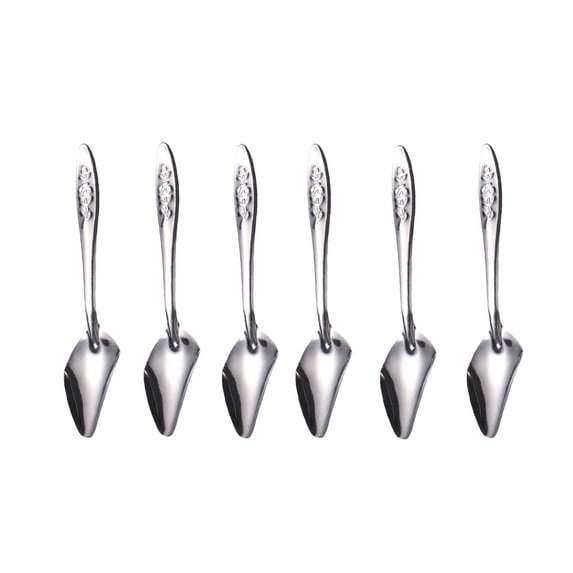 6PCS Feeding Spoon for All Baby Bird Cockatiel Beak-Imitation Spoon Metal Feeding Spoon