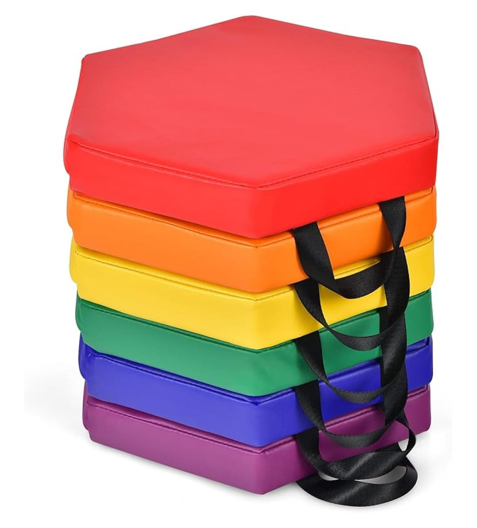 6PCS Floor Cushions for Kids, 15 Inch Flexible Portable Classroom ...