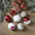 thumbnail image 1 of 6PCS Foam Christmas Ball Christmas Tree Ornaments, Farmhouse Christma Decoration, 1 of 3