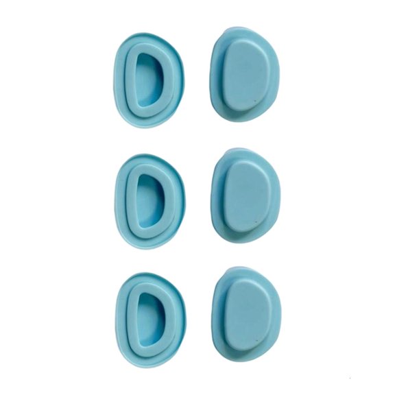 6PCS Food Grade Silicone Blender Spout Caps High Temperature Resistant Leakproof Replacement Component Silicone Texture