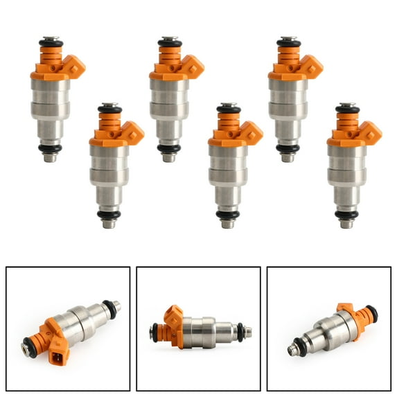 6PCS Fuel Injectors 33007127 for Wrangler Cherokee YJ 4.0L 1987-1998