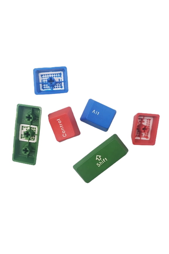 6PCS Gaming Keycaps For Mechanical Gaming Keyboards 6 Keys Thick PBT Contrl Keycaps OEM Profile