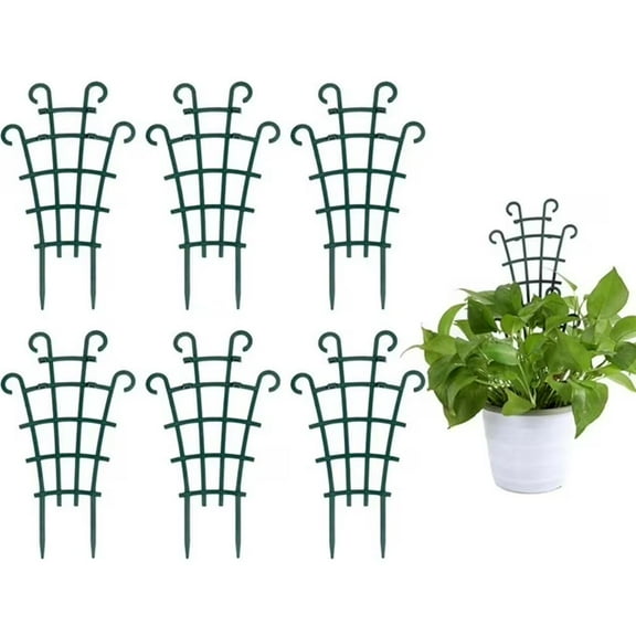6PCS Garden Climbing Flower Stands Balcony Ivy Climbing Trellis Gardening GTR6