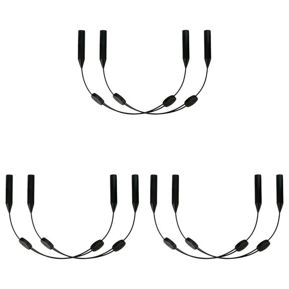 6PCS Glasses Strap Neck Cord Sports Eyeglasses Band Sunglasses Rope String Holder
