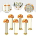 thumbnail image 1 of 6PCS Gold Wedding Flower Stands Anniversary Party Decorative Flower Stand Table Centerpieces Decor, 1 of 19