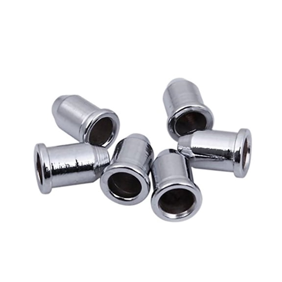 6PCS Guitar String Through Body Ferrule 1/4"(6.35mm) String Ferrules for Telecaster
