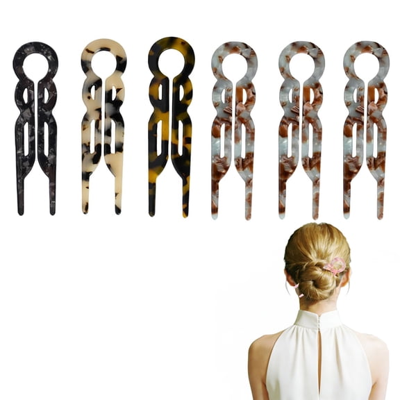 6PCS Hair Pin, New Hair Accessories,Prestige Hair Pin, Elegant Hair Clips for Women, Suitable for All Hair Types(Multicolor-G-6PCS)