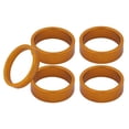 thumbnail image 1 of 6PCS Headset Spacer Bike Handlebar Stem Spacers Aluminum Alloy Headset Stem Spacer Set 1/8-Inch Stem for Road Bikes 2MM 3MM 5MM 10MM Golden, 1 of 10