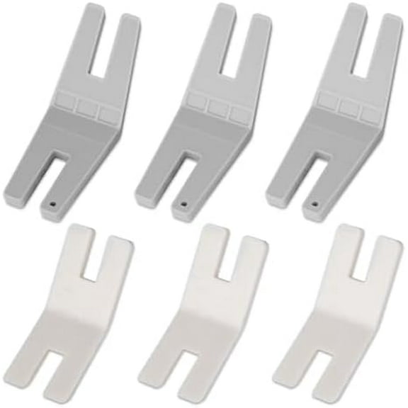 6PCS Hump Jumper Sewing Tool, Seam Jumper Sewing Tool for Hemlines on Sweatwers, Denim, Seam Jumper Fit All Husqvarna Viking Brother Singer Janome Sewing Machines