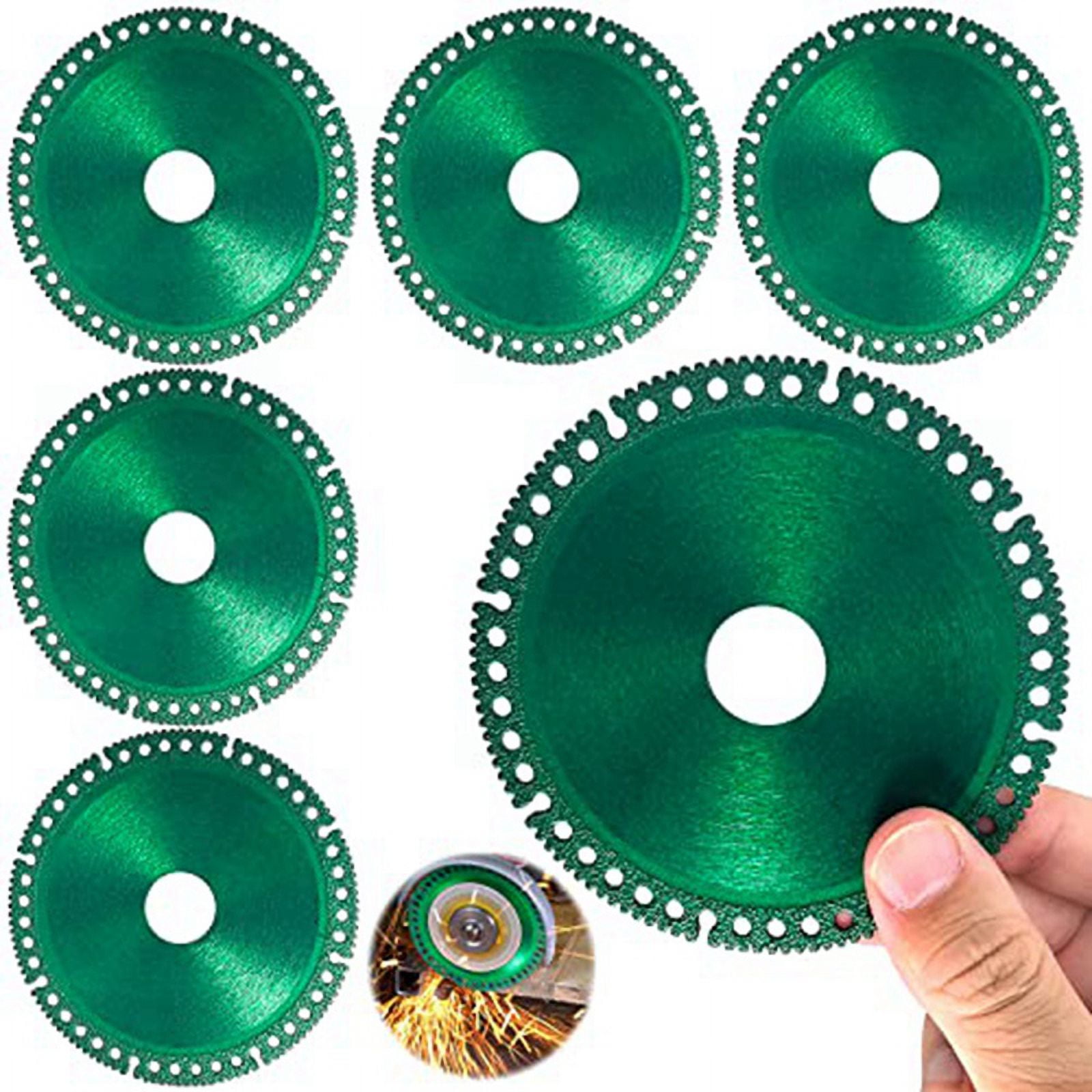 6PCS Indestructible Disc for Grinder, Composite Multifunctional Grinder
