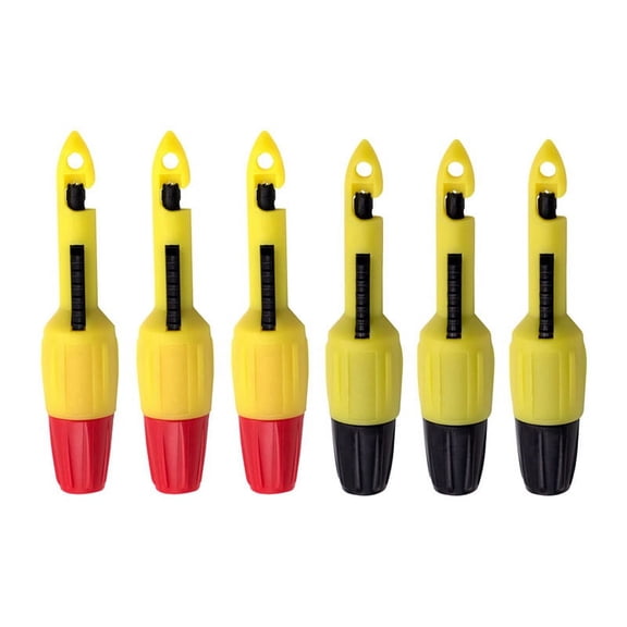 6PCS Insulation Wire Piercing Puncture Probe Test Hook Clips with 2mm