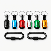 6PCS Keychain Drill Bit Holder Set