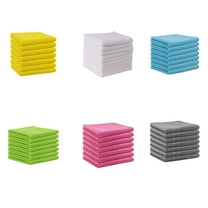 6PCS Kitchen Cloth Dish Towels, Super Absorbent Microfiber Cleaning Cloth, Nice Dishcloths, Nonstick Oil Washable Fast Drying Dish Rags for Washing Dishes, Kitchen, Bathroom, Car 9.84"*9.84"