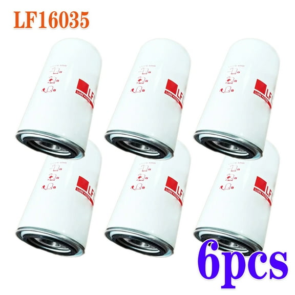 6PCS LF16035 Oil Filter Replace for Dodge Ram Cummins Engines Diesel