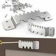 thumbnail image 1 of 6PCS Large Sawtooth Picture Hangers Supports 300 lbs Heavy Duty Picture Hanging Hardware Picture Frame Bracket with Screws, Painting Hanging Accessories for Heavy Decorations(Silver), 1 of 7