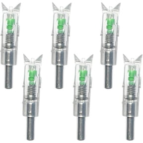 TEAMD 6PCS Lighted Nocks for Crossbow with .300/7.62mm Inside Diameter Led Nocks Arrow nocks for Archery Hunting
