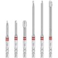 Hexagonal Magnet 6PCS Magnetic Hex Shank Screwdriver Bits Set, PagodaShaped Hex Driver ...