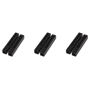 6PCS Metal Bumper Mount Holder Post for 1/10 RC Crawler Car Axial SCX10 90046 III AXI03007 TRX4 TRX6