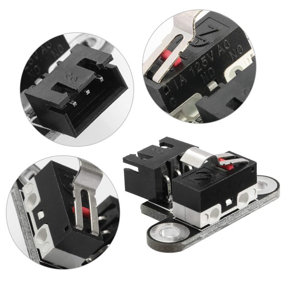 6PCS Micro Limit Switches with 1M 3 Pin Cable for CNC Machines