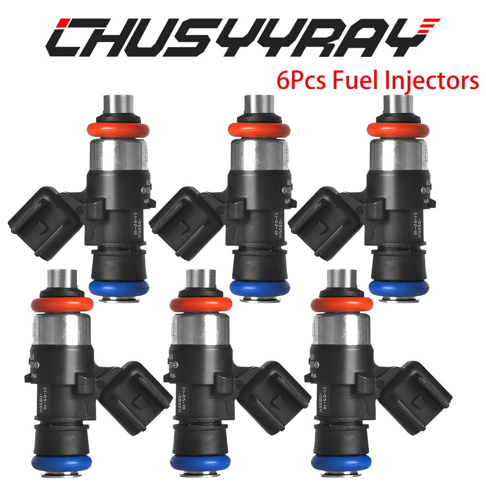 6PCS NEW Upgrade Fuel Injector 0280158191 Fit for 2009-2012 Ford Flex 3 ...