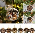 thumbnail image 1 of 6PCS Nativity Scene Christmas Ornaments 2D Acrylic Religious Hanging Decor The Birth of Jesus Christian Tree Decoration 2025 Festive Memorial Keepsake for Home, 1 of 9