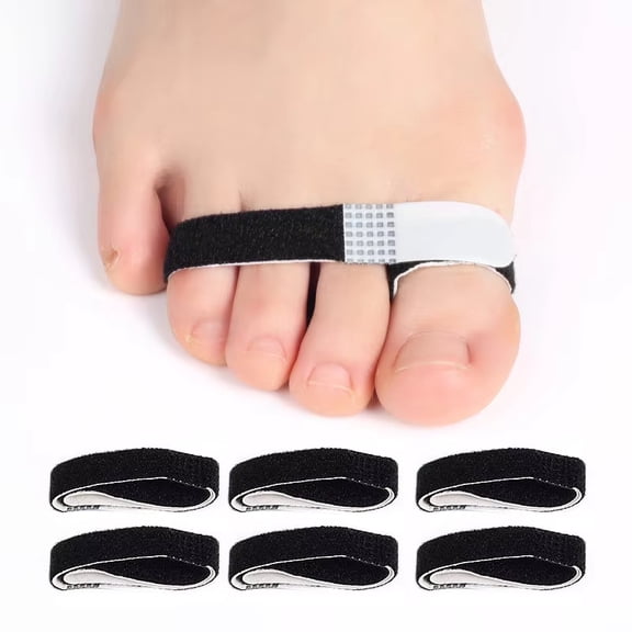 6PCS Orthotics Feet Bone Thumb Adjuster Correction Big Toe andTail Toe Bunion Corrector Fixes Toe Muscle Tape