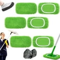 thumbnail image 1 of 6PCS Otherwise Reusable Mop Pads, Mopmate - Reusable Microfiber Mop Pads, Chenille Mop Refill Pads, Washable Replacements Mop Head Covers, Dry Sweeping/Wet Mopping Cloths for Floor Cleaning (6Colors), 1 of 7