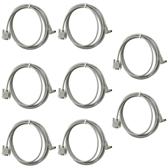 6PCS PLC Cable Replacement for Allen Bradley MicroLogix 1000 1500 1761-CBL-PM02