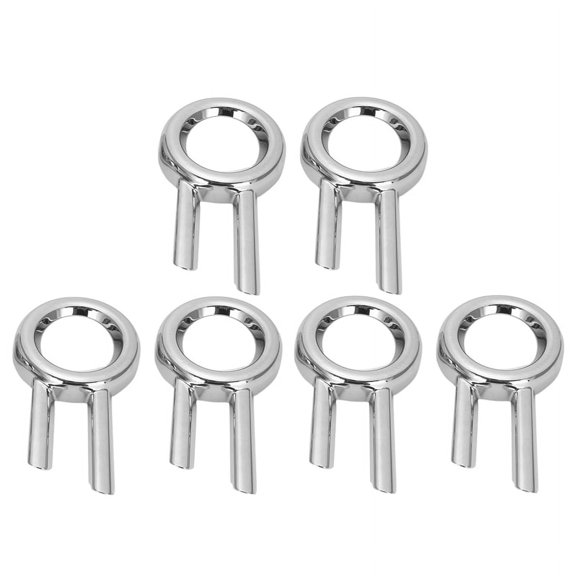 6PCS Plastic Car Front Fog Light Chrome Cover Trim Bezel Frame Garnish for Spacia Custom MK53S