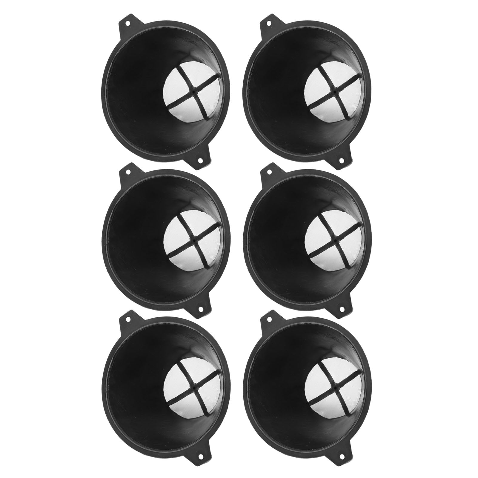 6PCS Plastic Paint Filter with Fine Nylon Mesh Reusable Strainer for