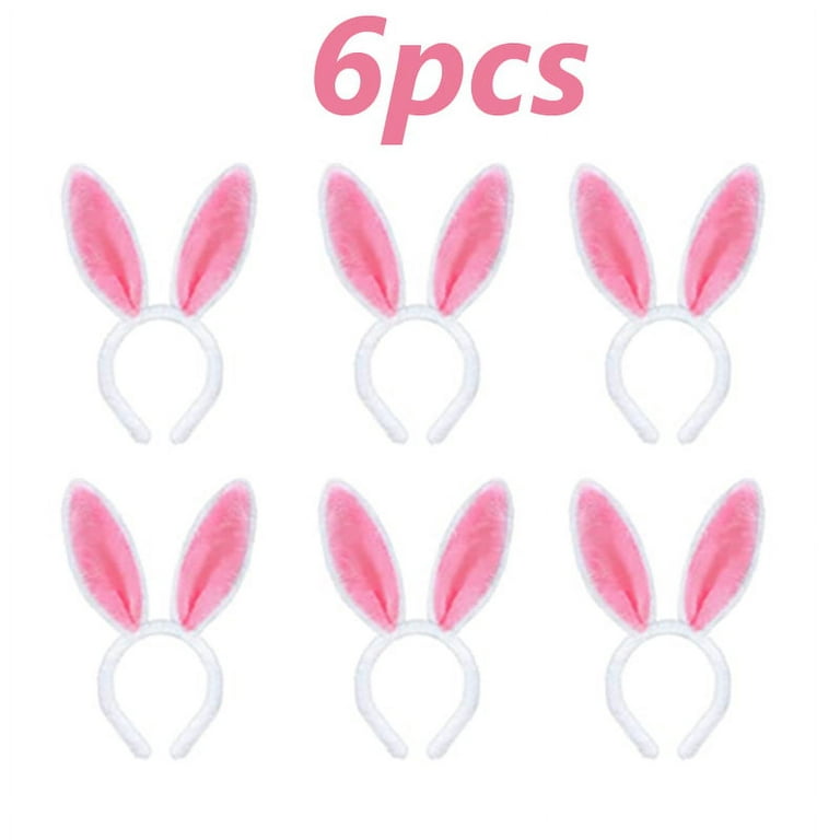 Bunny Headband Easter Headband Headbands for Girls Rabbit Headband Pink Bunny  Ears Headband for Women 