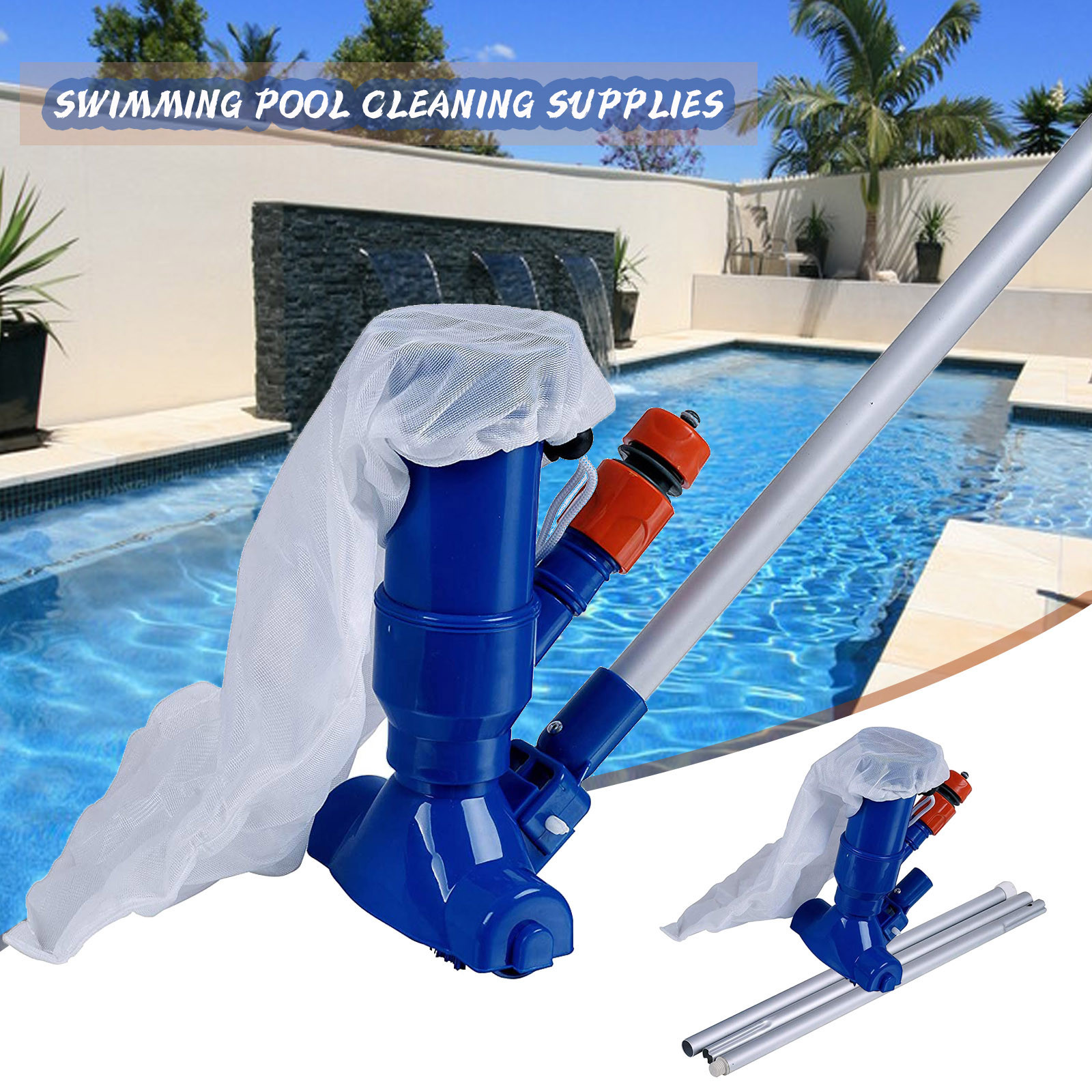 6PCS Pool Vacuum,Intex Pool Vacuum Pool Vacuum Cleaner Pool Portable Pool Vacuum Underwater