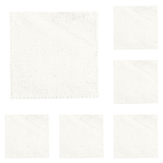 6PCS Premium Microfiber Washcloths-Ultra Soft Absorbent Quick Drying Coral Velvet Wash Cloths,Multipurpose Facial Hand Fingertip Towels for Bath Spa Gym,Soft Towel Handkerchief for Daily Use