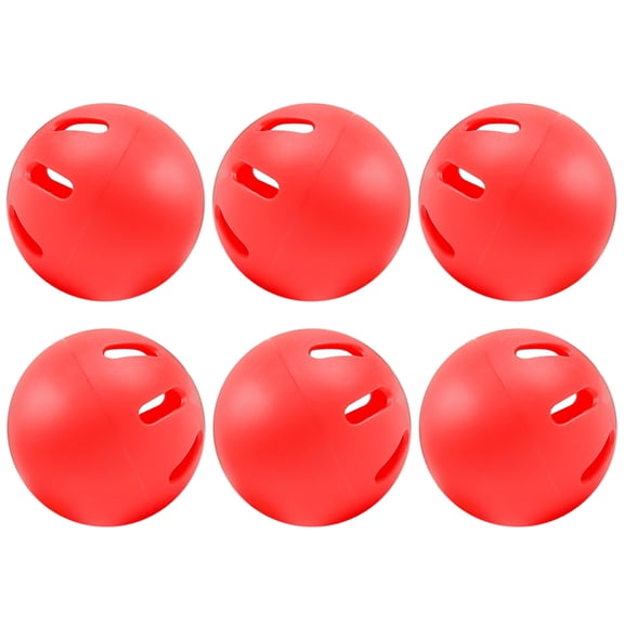 6PCS Professional Baseball Practice Balls Set 74mm Light Weight Construction for Kids Training Enhances Safety Design