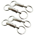 thumbnail image 1 of HOMEMAXS  6 PCS Titanium Carabiner for Keys Detachable Buckle Keychain Convenient, 1 of 8