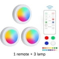 6PCS RGB Led Night Lights Room Decor Wireless Night Lamps with Remote