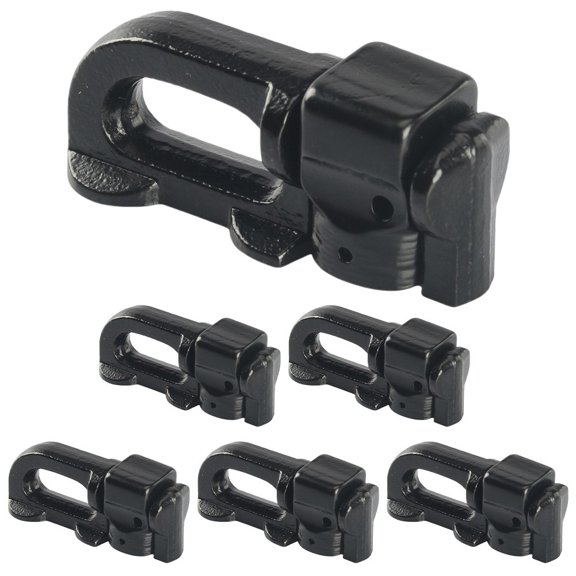 6PCS RV modified car fixed rail lock double bolt slide rail fixing buckle