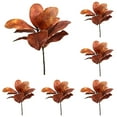 thumbnail image 1 of 6PCS Real Touch Magnolia Leaf Stems-22 Inch Artificial Magnolia Branches for Vase,Realistic Greenery Picks for Wedding,Home,Office,Party Table Centerpiece Decor,Indoor Fall Decorations, 1 of 4