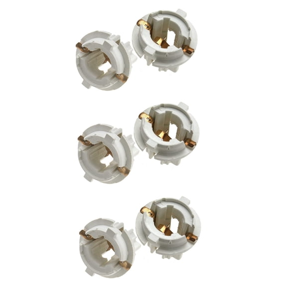 6PCS Rear Tail Light Lamp Bulb Socket Holder 6PCS for - X5 E53 E70 F15 F85 1,6 x Tail Light Socket Holder,white