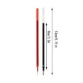6PCS Red Gel Pen Refills with 5 mm Aperture 5.11 inch/13 cm Smooth ...