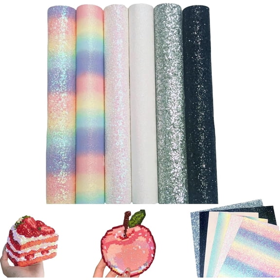 6PCS Reusable Ironing Paper for Fuse Beads, Heat Resistant Non-Stick Sheets for Melty Beads Crafts, DIY Glitter Transfer Paper(11.8 x 7.9 in)Q